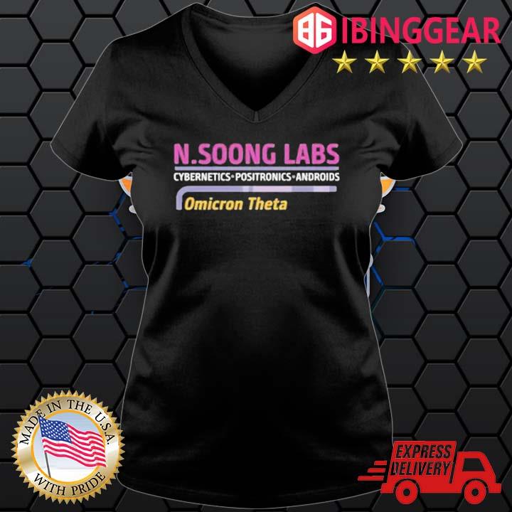 Nsoong Labs Cybernetics Positronics Androids Omicron Theta Shirt Ladies den