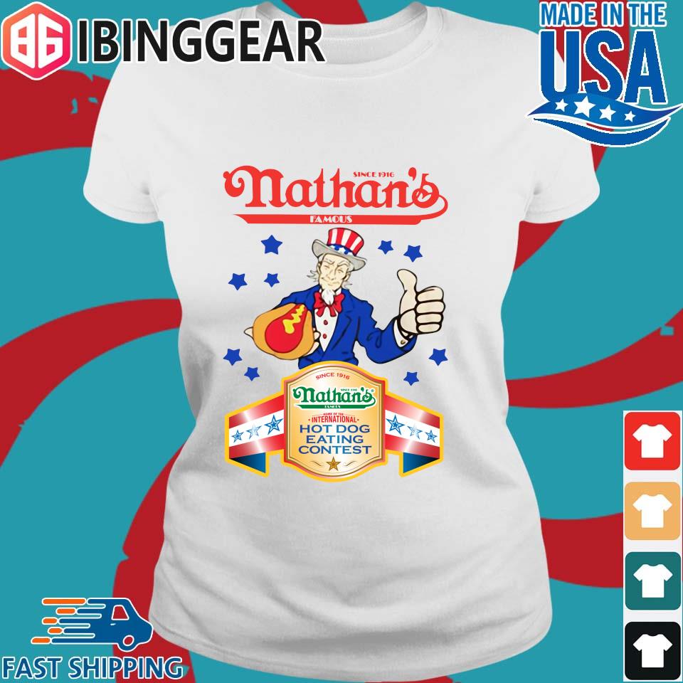 nathan's hot dog eating contest t shirts