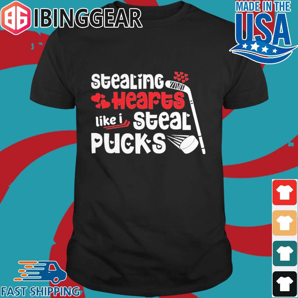 pucks in deep shirt